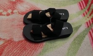 Black Platform Sandals