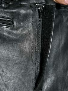 Black Leather Motorcycle Pants