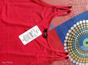 Stylish Red Cami Top || Beautiful dress