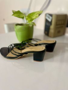 Black Block Heels