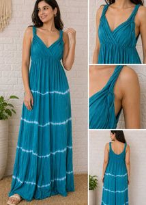 Boho Tie-Dye Maxi Dress