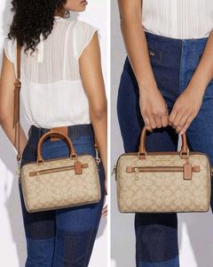 Coach Rowan Satchel Signature Handbag PREMIUM QUAL