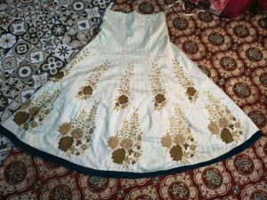 Stunning Navy Blue Embroidered Lehenga Choli