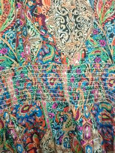 Boho Paisley Print Halter Dress