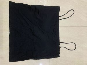 Padded  Black Spaghetti Strap Camisole Top
