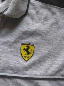ORIGINAL Puma X Ferrari Grey Polo Tshirt