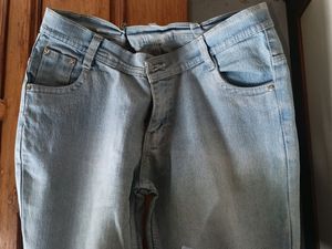 !Sale! Sky Blue Slim Fit Denim