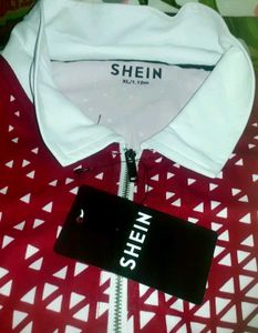 Men's Geometric Print Polo Shirt (Size- XL)