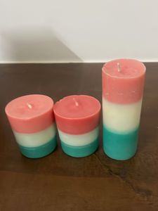 Set of 3 Tiered Candles