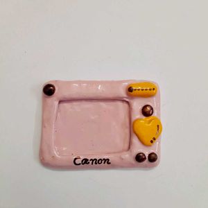 Cute Pink Camera Photo Frame