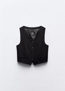 Classic Black Vest Blazer