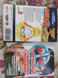 Naruto Manga Volume 3 & Kamen Rider Comic