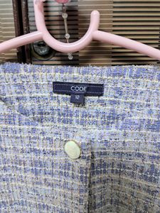Lavender Tweed Like Jacket
