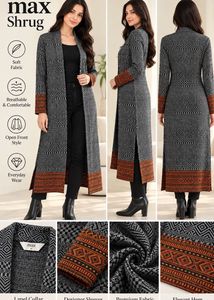 MAX Boho Style Long Cardigan