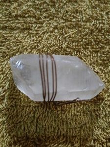 Quartz Crystal Wrapped with Wire