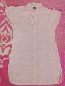 Chic Pink Floral Blouse Top