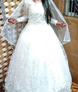 White Ball Gown