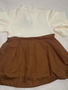 Cute Brown Jumper Dress