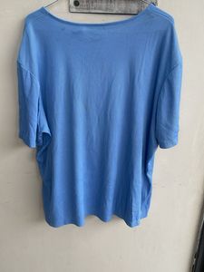 Light Blue Ribbed T-Shirt