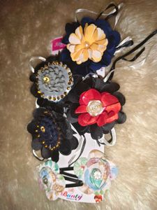 Handmade Floral Hair Clips &amp; Accessories Set