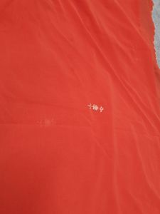 Orange Dupptta With Little Bit  Oil Stain