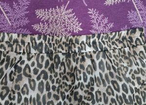 Leopard Print Ruffle Mini Skirt
