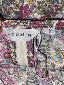 Floral Print Square Neck Top