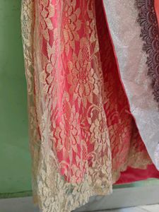 Beautiful Peach Embellished Ethnic Gown
