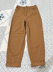 Stylish Brown Wide-Leg Pants