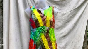 SEXY' MULTI COLOUR DRESS
