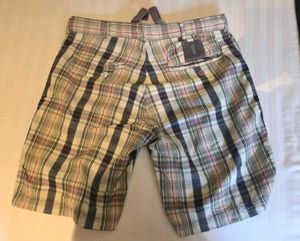 Plaid Casual Shorts