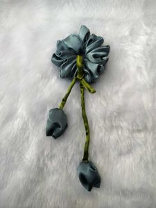 Elegant Satin Bow Hair Clips &amp; Scrunchie Set