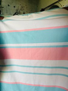Striped Long Sleeve Crop Top