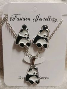 Adorable Panda Jewellery Set