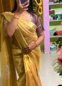 Urgent Sale ❗❗Tissue Gold Saree