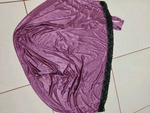 Women Satin Silk Night Gown with Lace Robe – Soft
