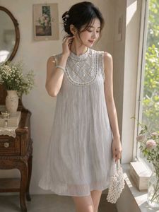 Sparkling Embellished Sleeveless Mini Dress