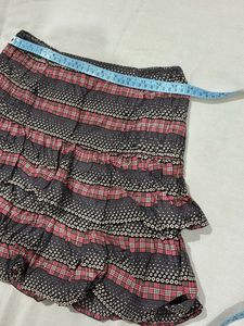 Tiered Pattern Skirt