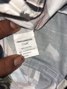 FCUK Original Unique Patchwork Print Shirt