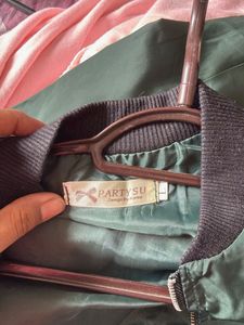 Green Bomber Jacket