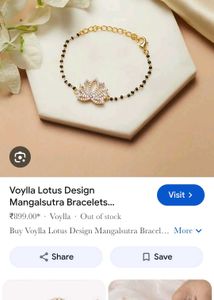 voylla mangalsutra bracelet