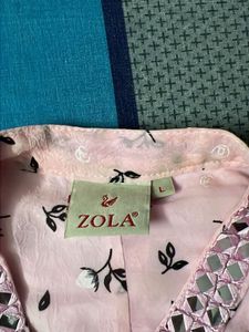 Pretty Pink Floral Puff Sleeve Top