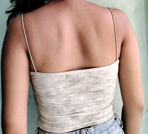 Sheer Ruched Camisole Top