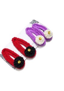 Boho Crochet Hair Accessories Set