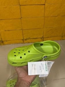 Neon Green Crocs
