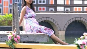 Floral Patchwork Print Dress