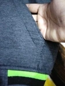 Stylish Zip-Up Hoodie with Neon Accents