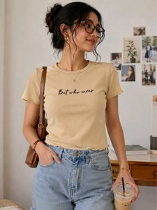 Casual "But Who Cares" Graphic Tee