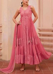 Georgette Anarkali Suit
