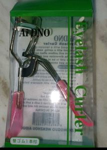 AFDNO Eyelash Curler with Pink Handle